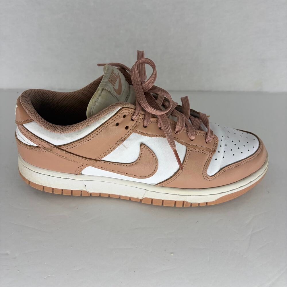 Nike Dunk Low Rose Whisper Women's 9 White Pink Gum DD1503-118 Sneaker - Picture 8 of 13